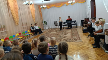Детская школа искусств в гостях у дошкольников Детская школа искусств в гостях у дошкольников.